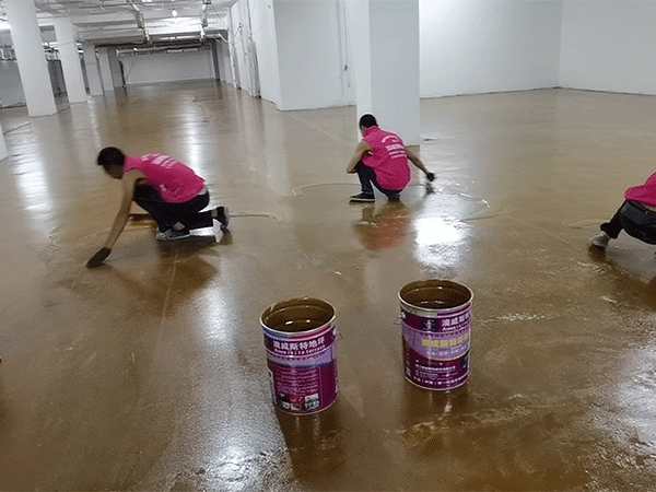 福建漳州同濟醫(yī)院地下室環(huán)氧樹脂地坪